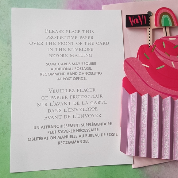 2 pcs C R Gibson Luxury Card Happy Birthday to You (1 Card with Envelope) - Picture 15 of 16